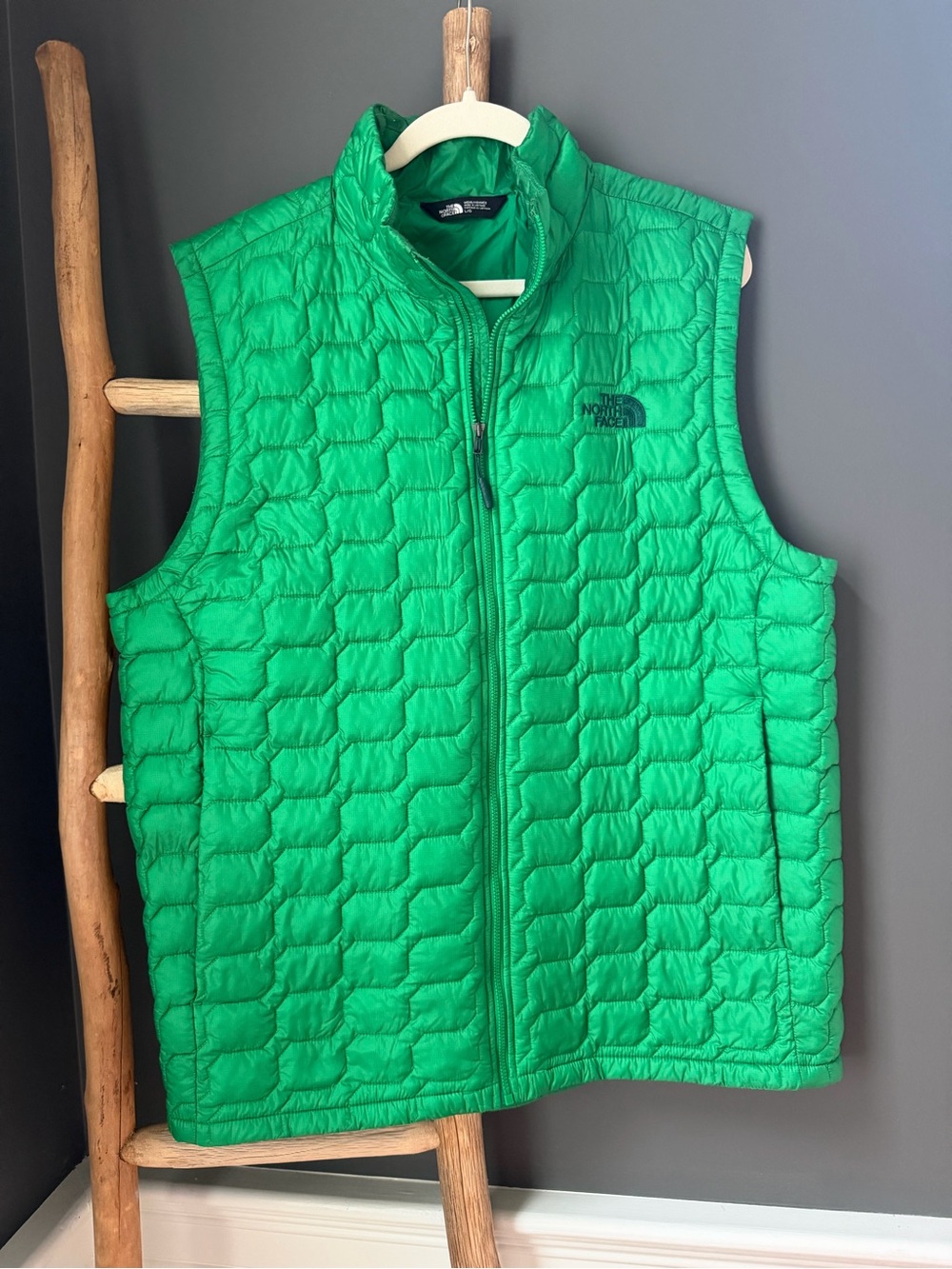 The North Face Thermoball Green Quilted Men's Vest
